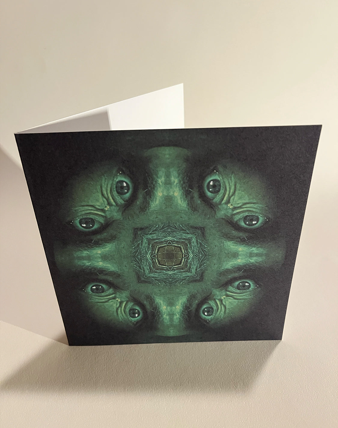 Biomacface 2 - Blank greeting card